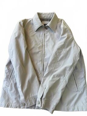 Vintage 90s GAP Khaki Zip Jacket Made in Korea M